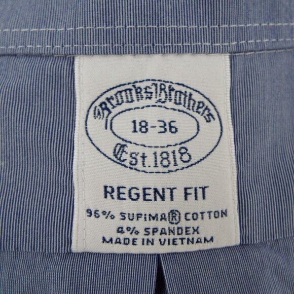 Brooks Brothers Regent Fit Long Sleeve Front Button Shirt - Picture 4 of 6